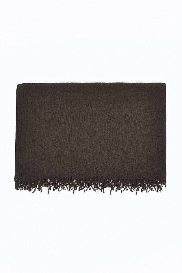 Pelo Cashmereschal in Schwarz
