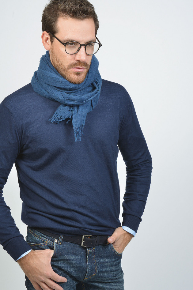 Pelo Cashmereschal in Blau