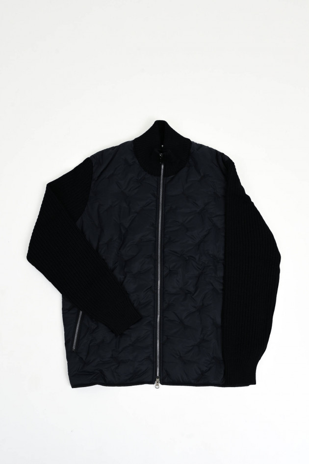 Phil Petter Hybrid Strickjacke in Navy