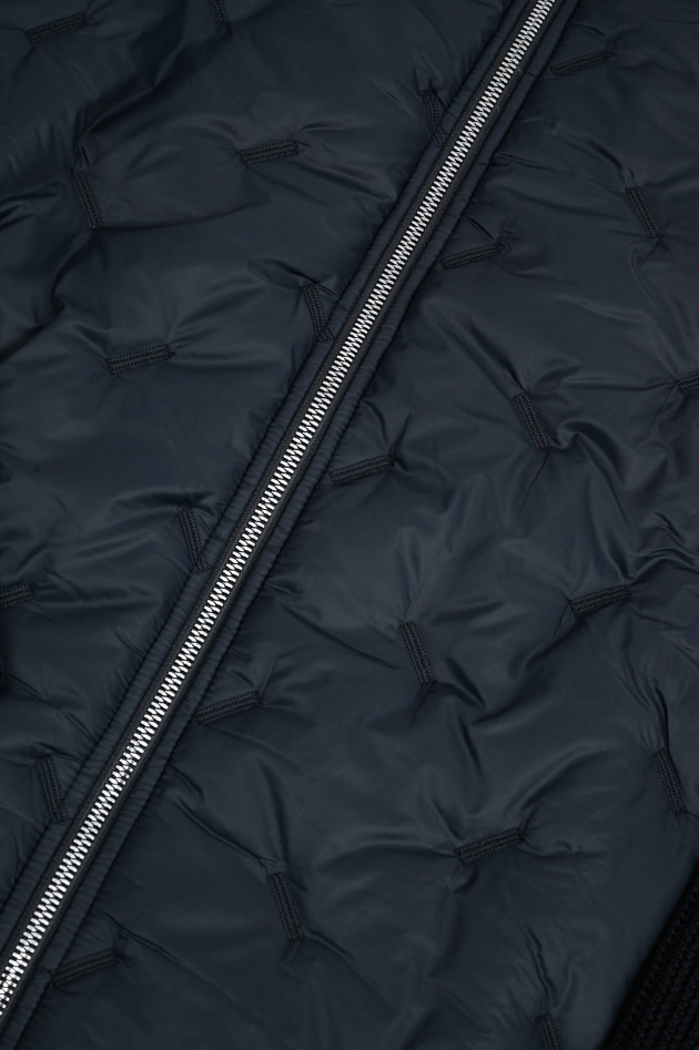 Phil Petter Hybrid Strickjacke in Navy