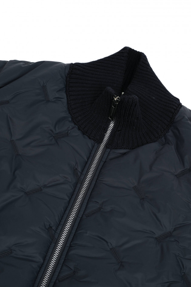Phil Petter Hybrid Strickjacke in Navy