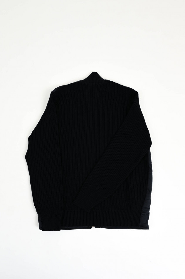 Phil Petter Hybrid Strickjacke in Navy