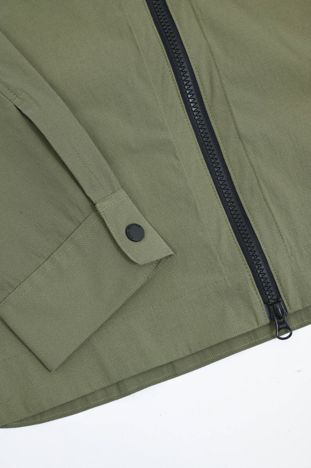 Phil Petter Leichte Zipp-Jacke in Khaki