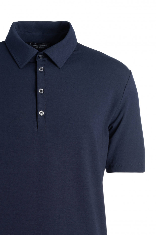 Phil Petter Poloshirt in Navy