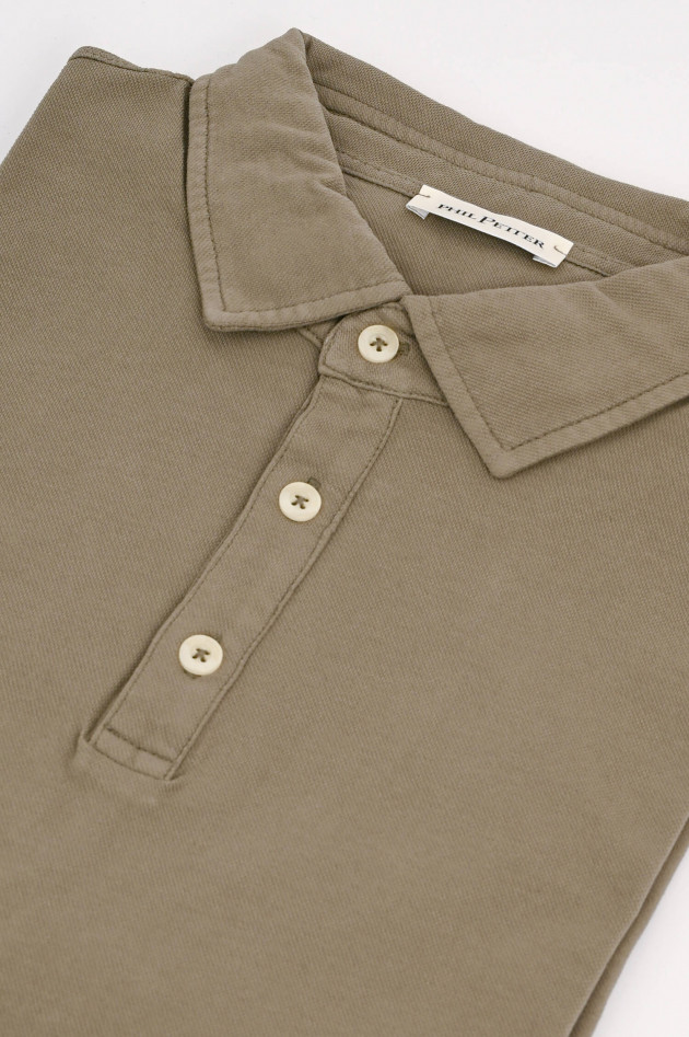 Phil Petter Polo-Shirt aus Baumwolle in Oliv