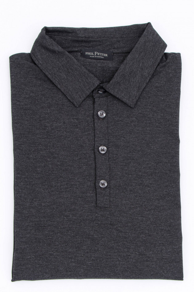 Phil Petter Polo-Shirt in Anthrazit