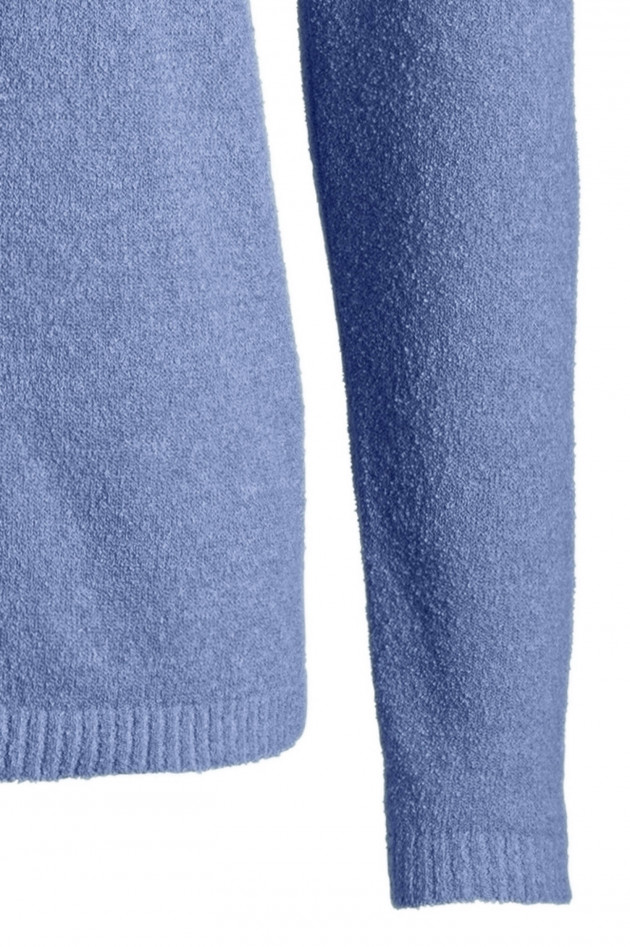 Phil Petter Hoodie aus Bouclee-Baumwolle in Jeansblau