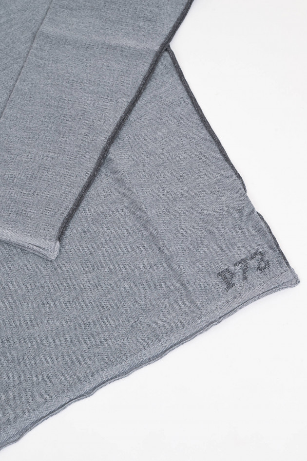 Phil Petter Langarm-Kapuzenshirt in Grau