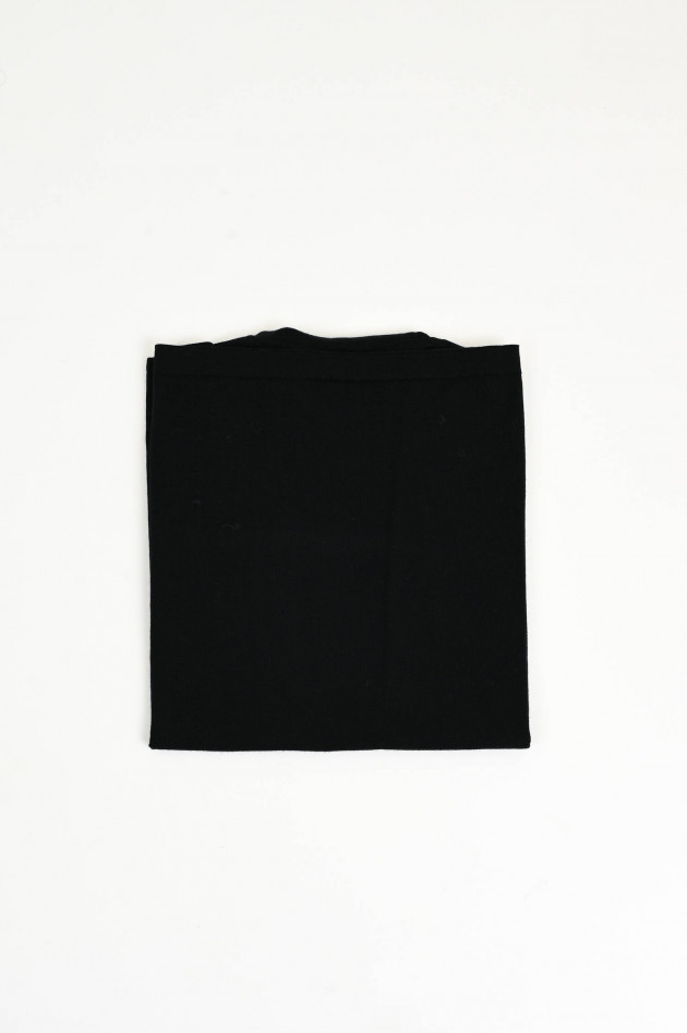 Phil Petter Rollkragenpullover aus Wolle-Seide-Mix in Schwarz
