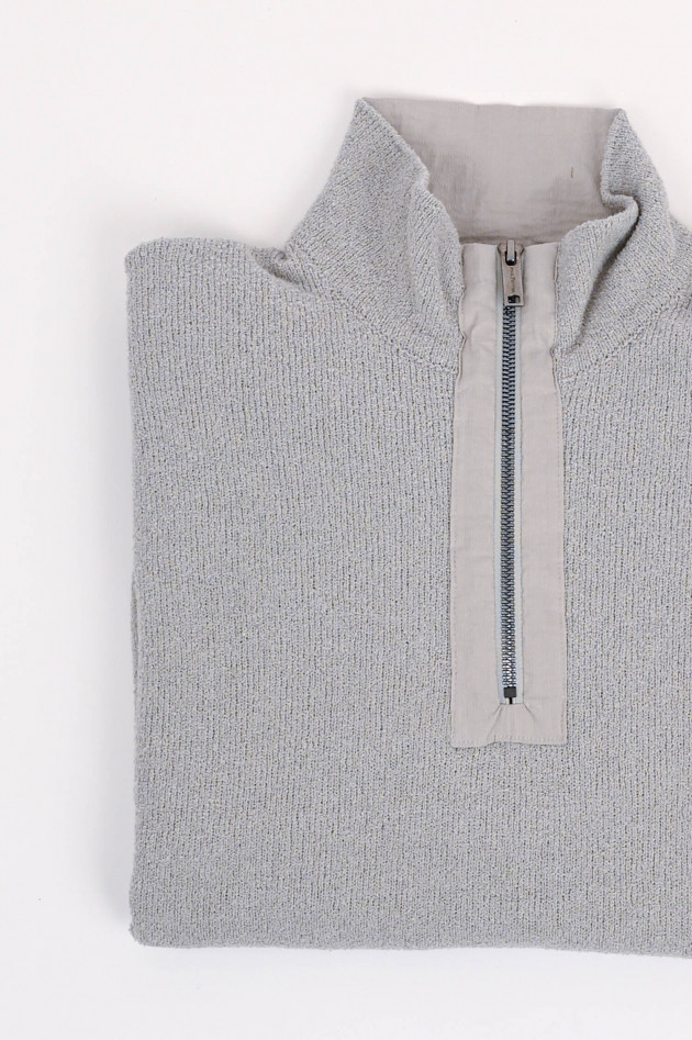 Phil Petter Pullover aus Baumwoll-Mix in Hellgrau