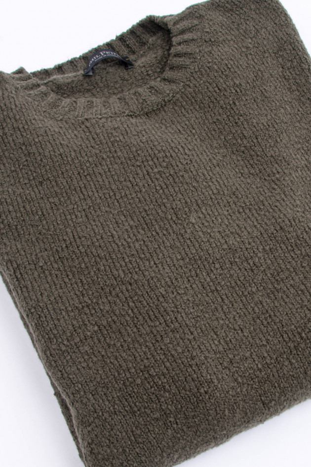 Phil Petter Pullover mit Rundhals in Oliv