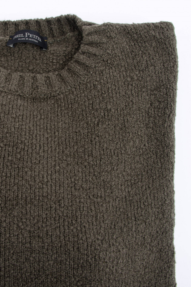 Phil Petter Pullover mit Rundhals in Oliv