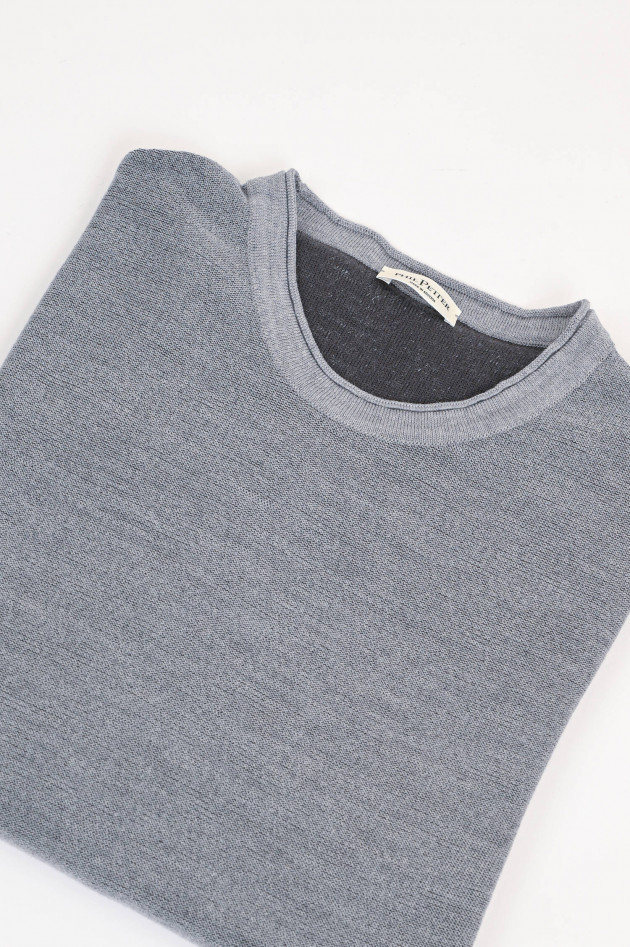 Phil Petter Pullover aus Woll-Mix in Grau