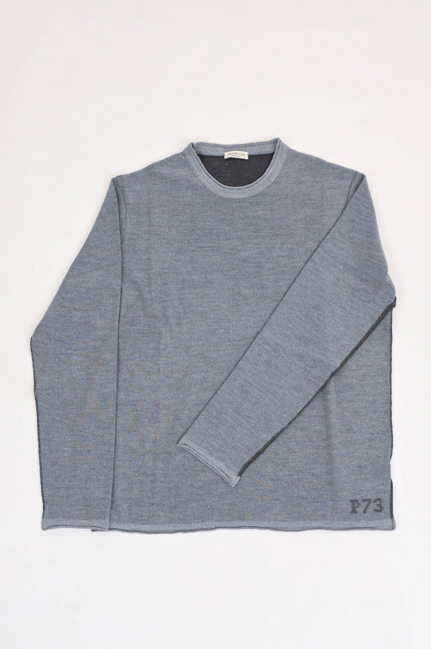 Phil Petter Pullover aus Woll-Mix in Grau