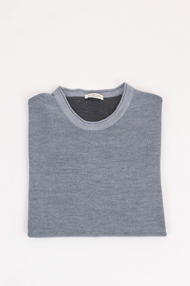 Phil Petter Pullover aus Woll-Mix in Grau