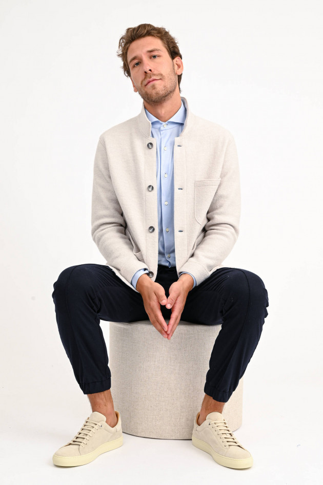 Phil Petter Loden-Overshirt in Kalk