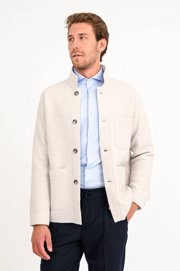 Phil Petter Loden-Overshirt in Kalk