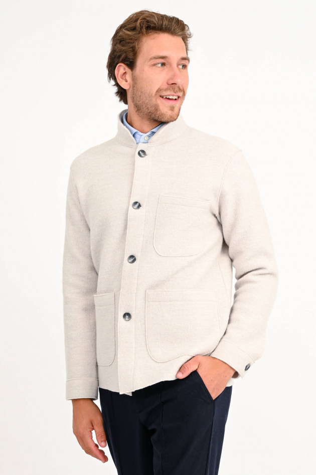 Phil Petter Loden-Overshirt in Kalk