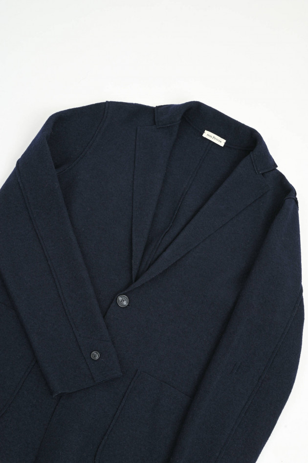 Phil Petter Strick-Sakko aus Wolle in Navy