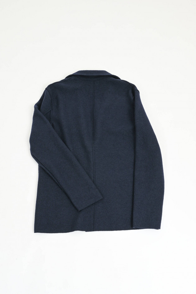Phil Petter Strick-Sakko aus Wolle in Navy