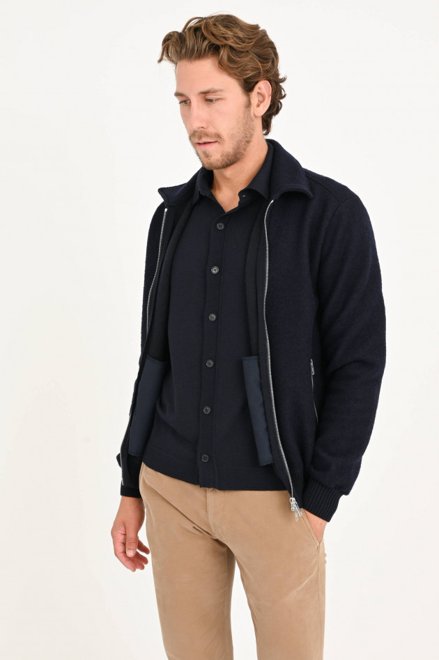 Phil Petter Bomber Jacke in Navy