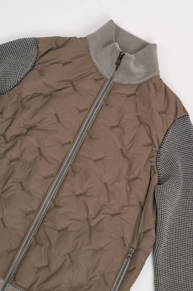 Phil Petter Hybrid Jacke in Taupe