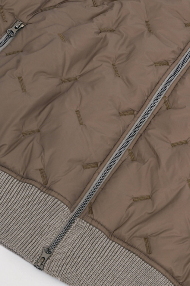 Phil Petter Hybrid Jacke in Taupe