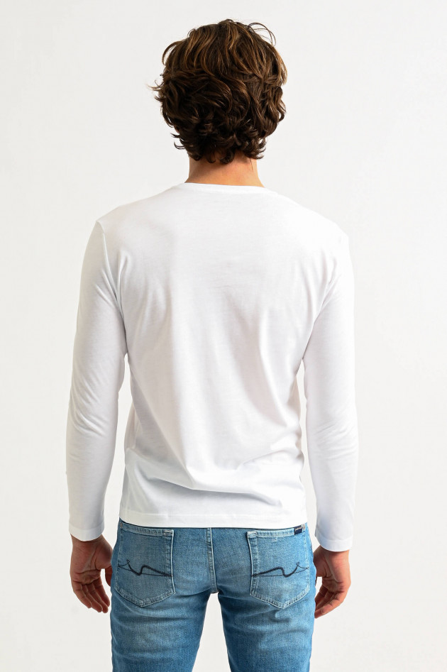 Phil Petter Basic Longsleeve in Weiß