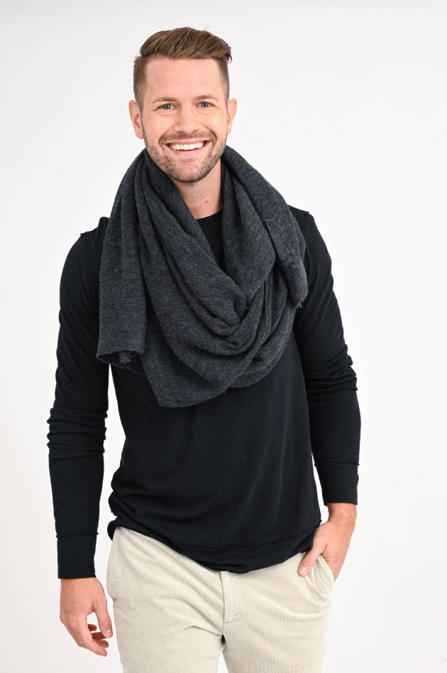 Phil Petter Schal aus Cashmere in Anthrazit