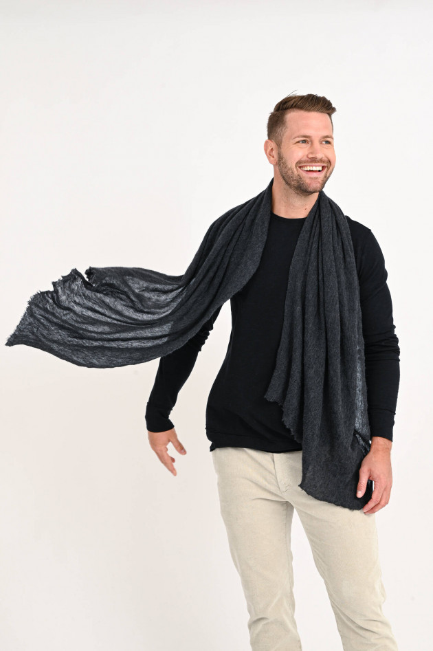 Phil Petter Schal aus Cashmere in Anthrazit