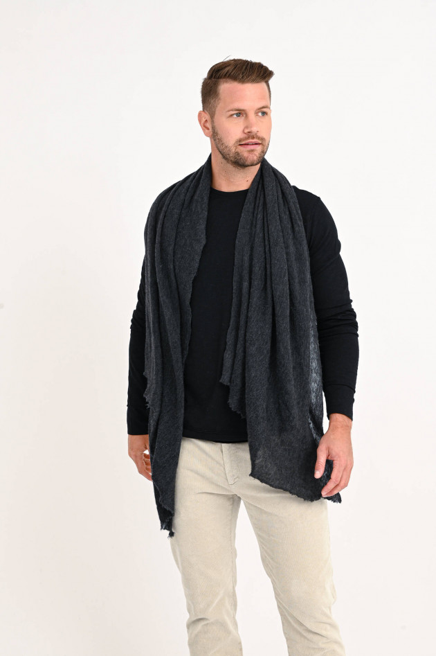 Phil Petter Schal aus Cashmere in Anthrazit