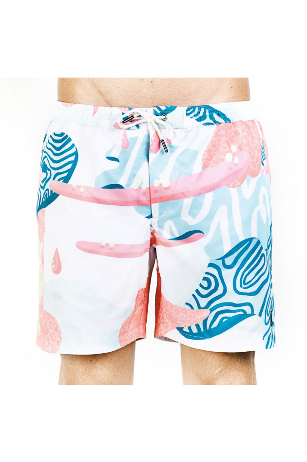 Badeshort BOICUT bund gemustert