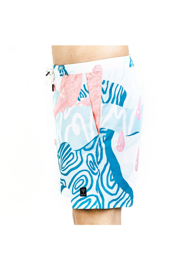Badeshort BOICUT bund gemustert