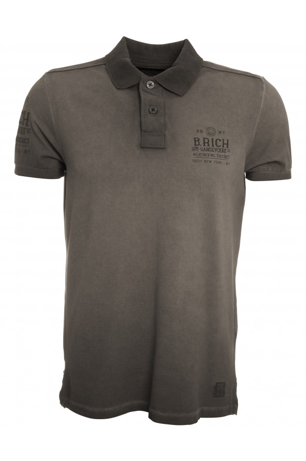 Better Rich Polo in Braungrau