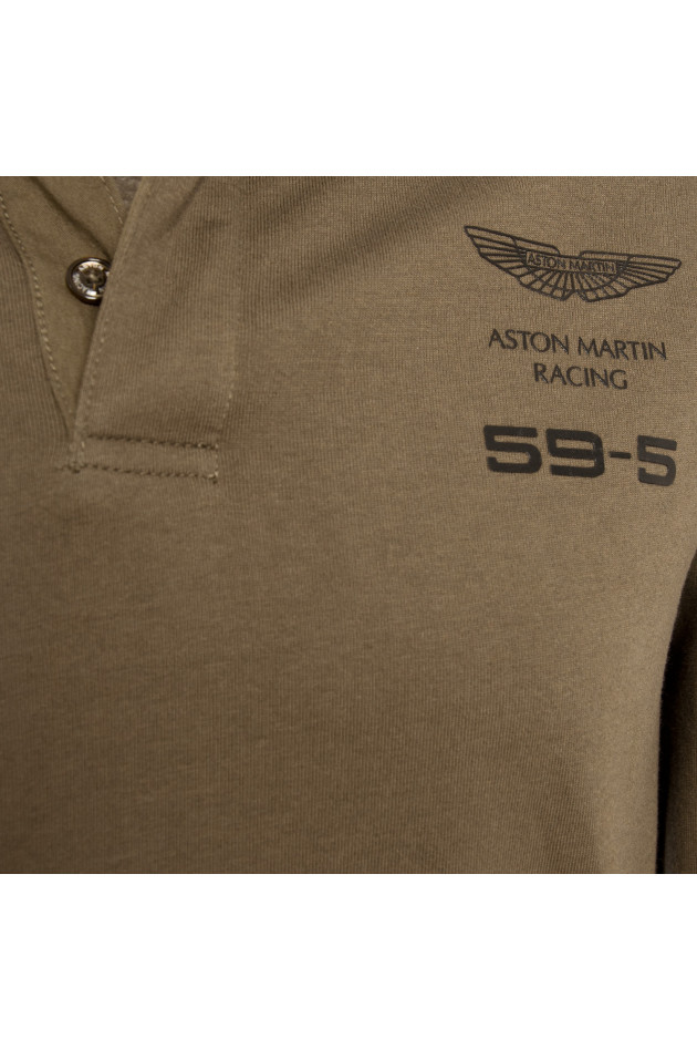 Hackett London Polo in Oliv