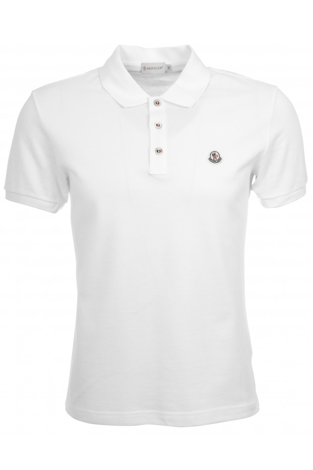 Moncler Polo in Weiß