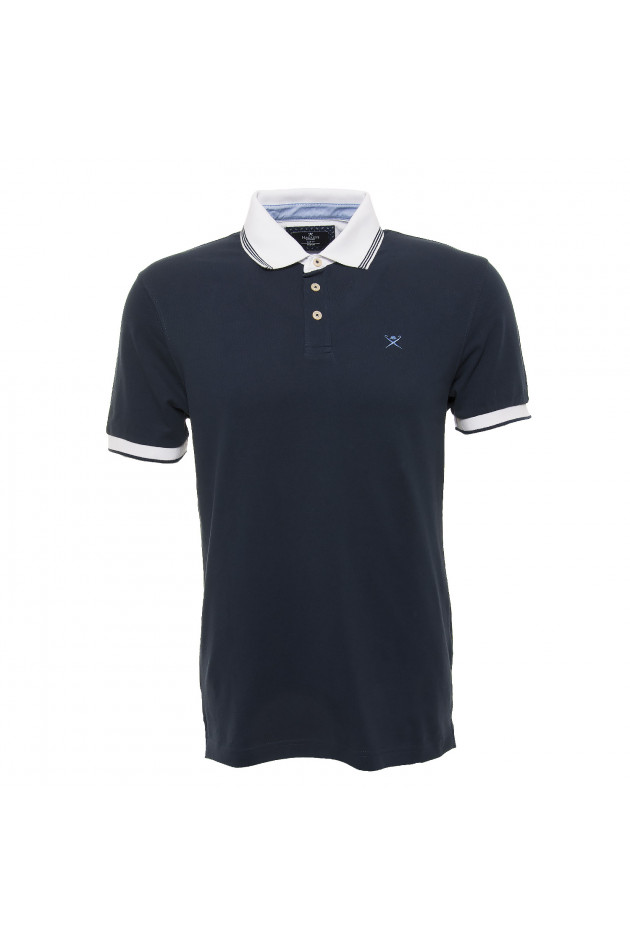 Hackett London Poloshirt in Dunkelblau