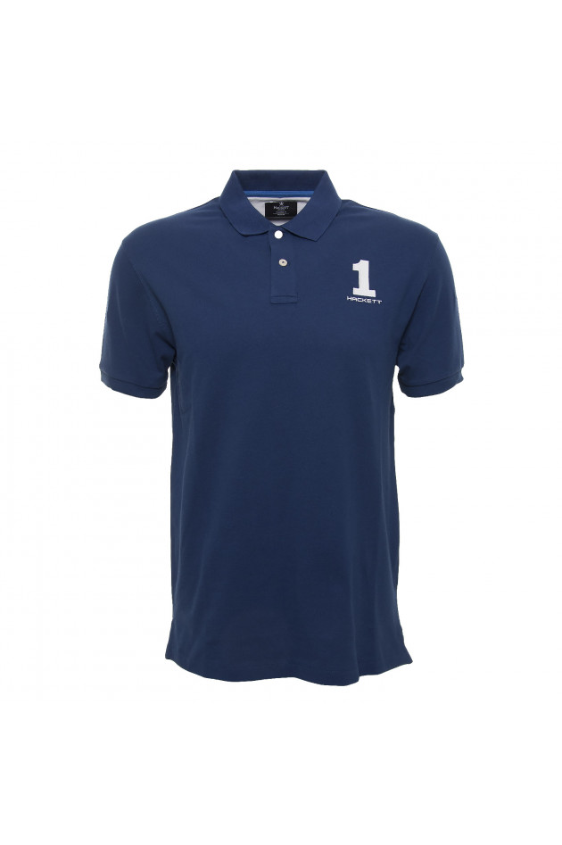 Hackett London Poloshirt in Dunkelblau