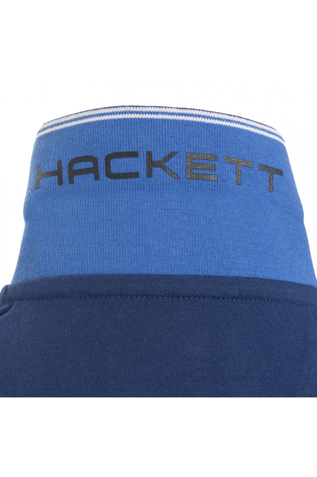 Hackett London Poloshirt in Dunkelblau