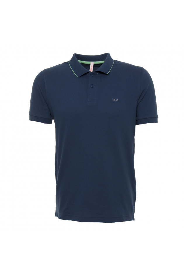 Sun68  Poloshirt in Dunkelblau
