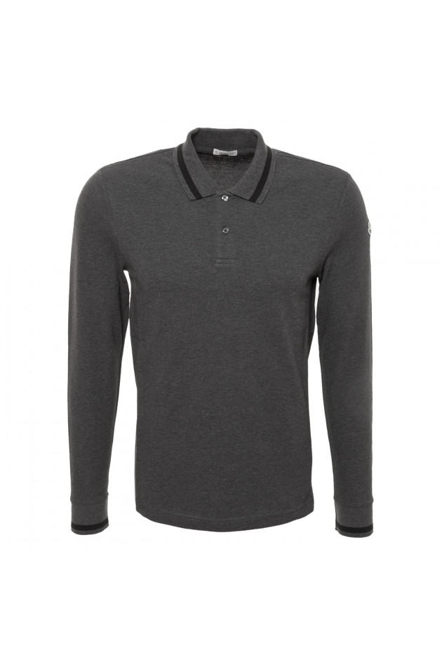 Moncler Poloshirt in Dunkelgrau