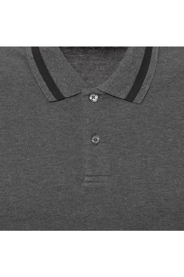Moncler Poloshirt in Dunkelgrau