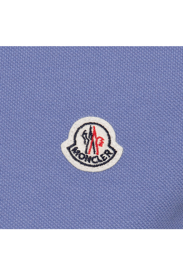 Moncler Poloshirt in Hellblau