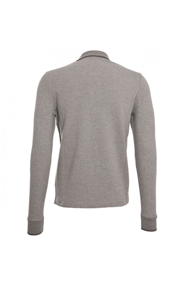 Moncler Poloshirt in Hellgrau