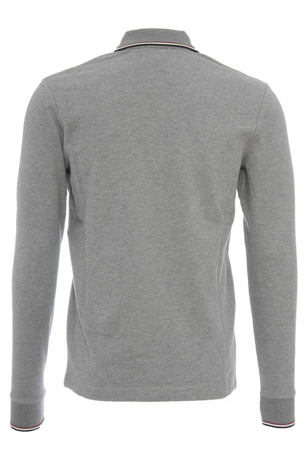 Moncler Poloshirt in Hellgrau