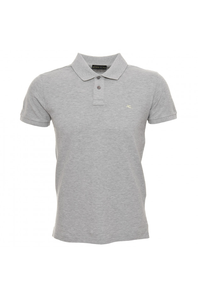 Etro Poloshirt in Hellgrau