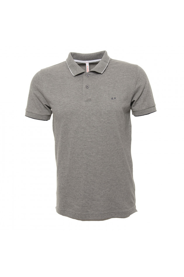 Sun68  Poloshirt in Hellgrau