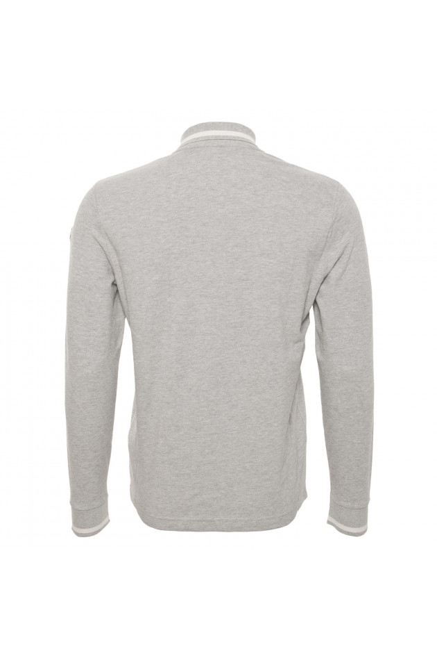 Moncler Poloshirt in Hellgrau