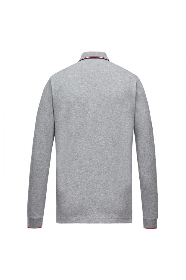 Moncler Poloshirt in Hellgrau