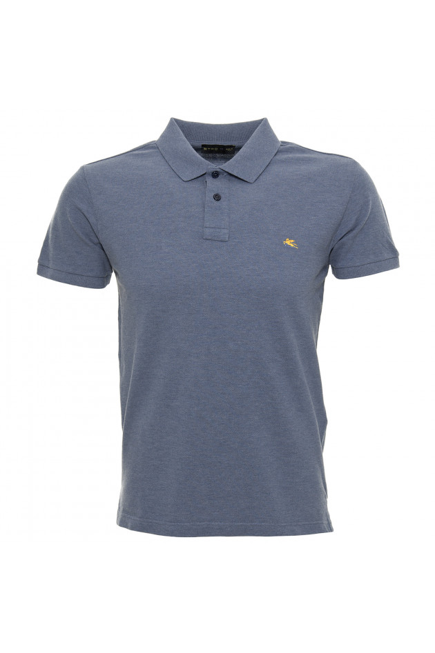Etro Poloshirt in Jeansblau